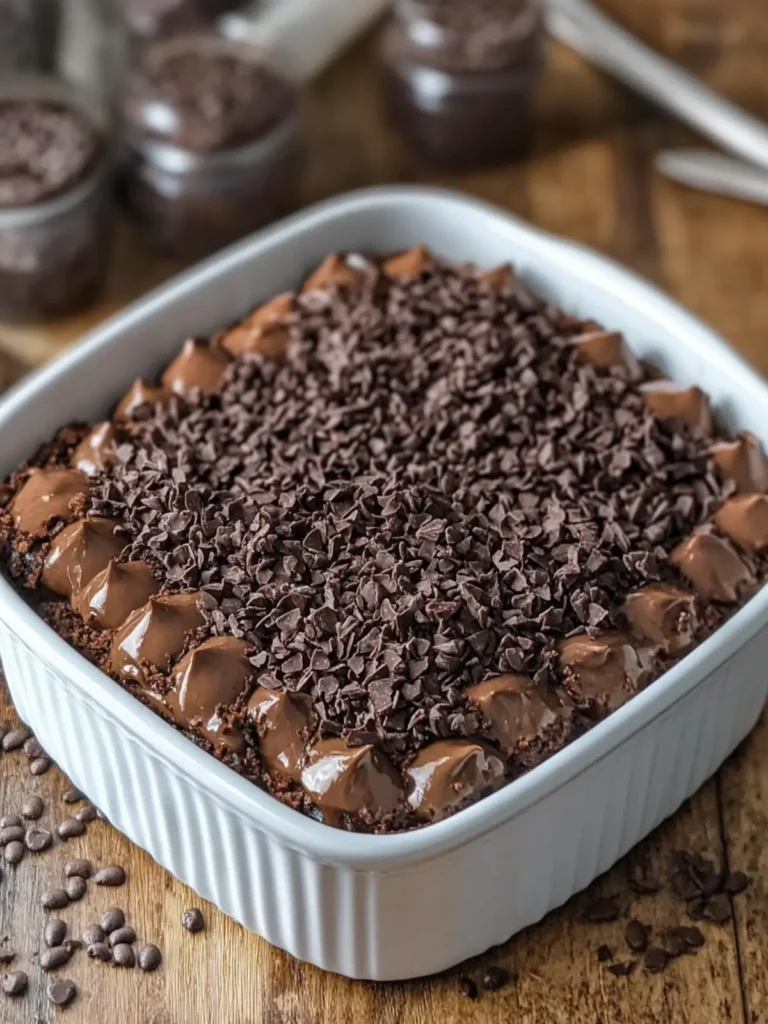 Midnight Mocha Brigadeiros Casserole