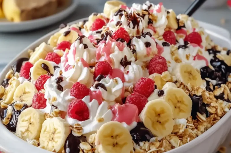 Banana Split Dessert Salad
