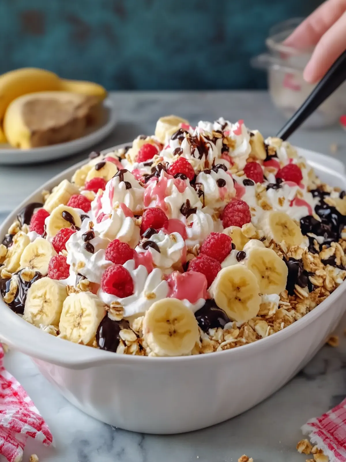 Banana Split Dessert Salad for a Fun, Fruity Twist 5 Banana Split Dessert Salad