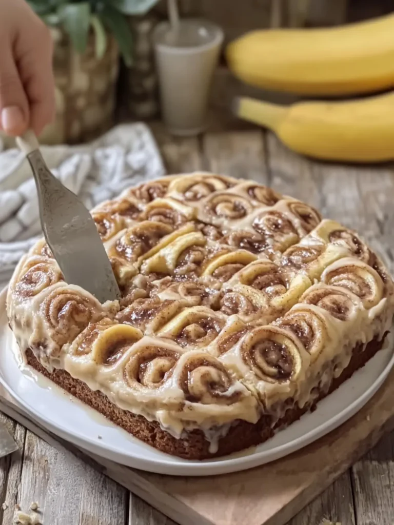 Cinnamon Roll Banana Bread Cake for Ultimate Comfort Baking 2 Cinnamon Roll Banana Bread Cake