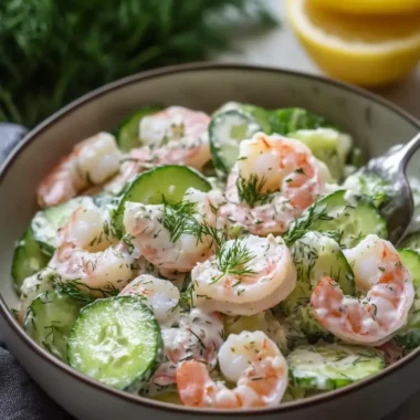 Delicious Creamy Cucumber and Shrimp Salad with Fresh Dill 16 Creamy Cucumber and Shrimp Salad with Fresh Dill