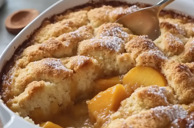 Peach Cobbler Dump Cake
