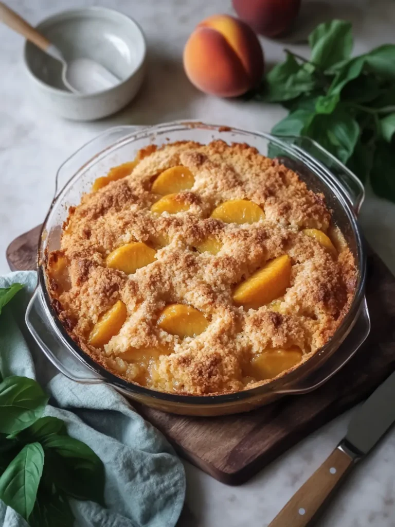 Homemade Peach Cobbler: A Warm Hug in a Dish 3 Homemade Peach Cobbler