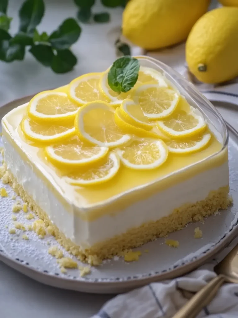 Lemon Posset Cake