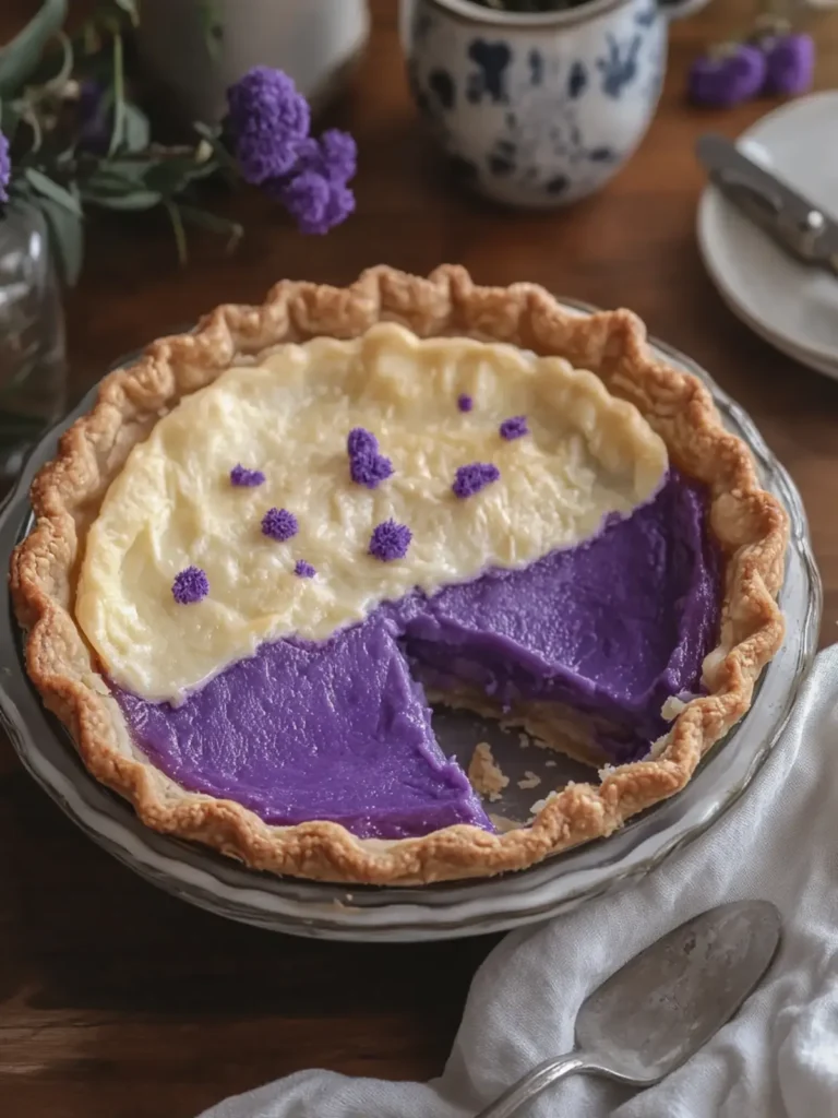 Ube Egg Pie