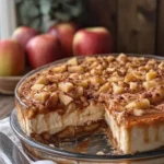 Indulge in Caramel Apple Pie Cheesecake Casserole Delight 17 Caramel Apple Pie Cheesecake with Creamy Cinnamon Vanilla Cheesecake Casserole