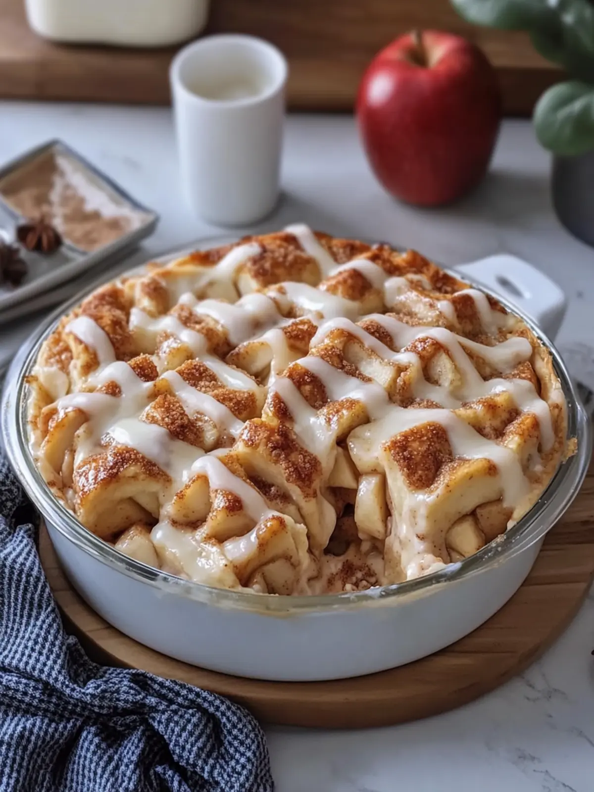 Irresistible Cinnamon Roll Apple Pie Casserole Bliss 5 Cinnamon Roll Apple Pie Casserole