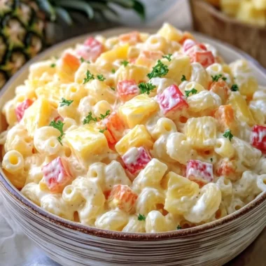 Pineapple Cheese Macaroni Salad: A Fun Twist on Tradition 6 Pineapple Cheese Macaroni Salad: A Fun Twist on Tradition