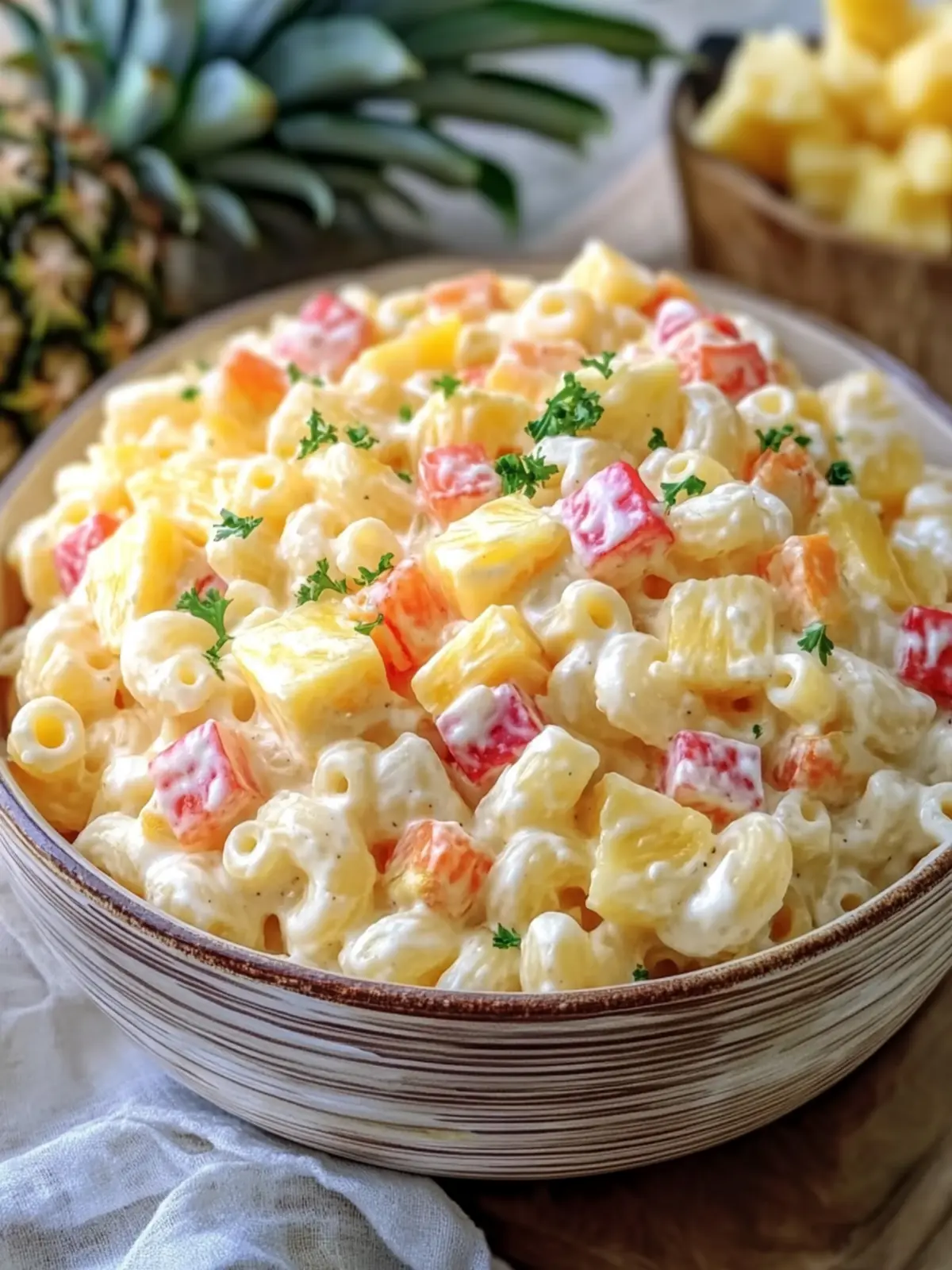 Pineapple Cheese Macaroni Salad: A Fun Twist on Tradition 5 Pineapple Cheese Macaroni Salad