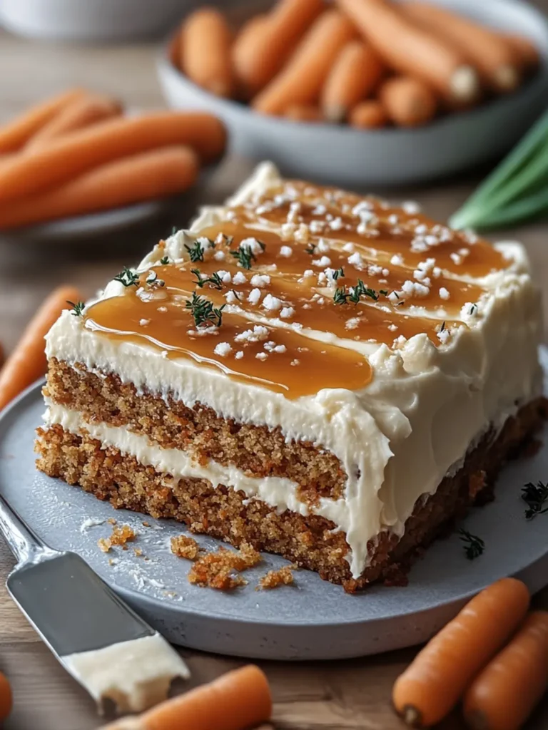 Carrot Cake with Salted Caramel and Cream Cheese Frosting Bliss 4 Carrot Cake with Salted Caramel and Cream Cheese Frosting