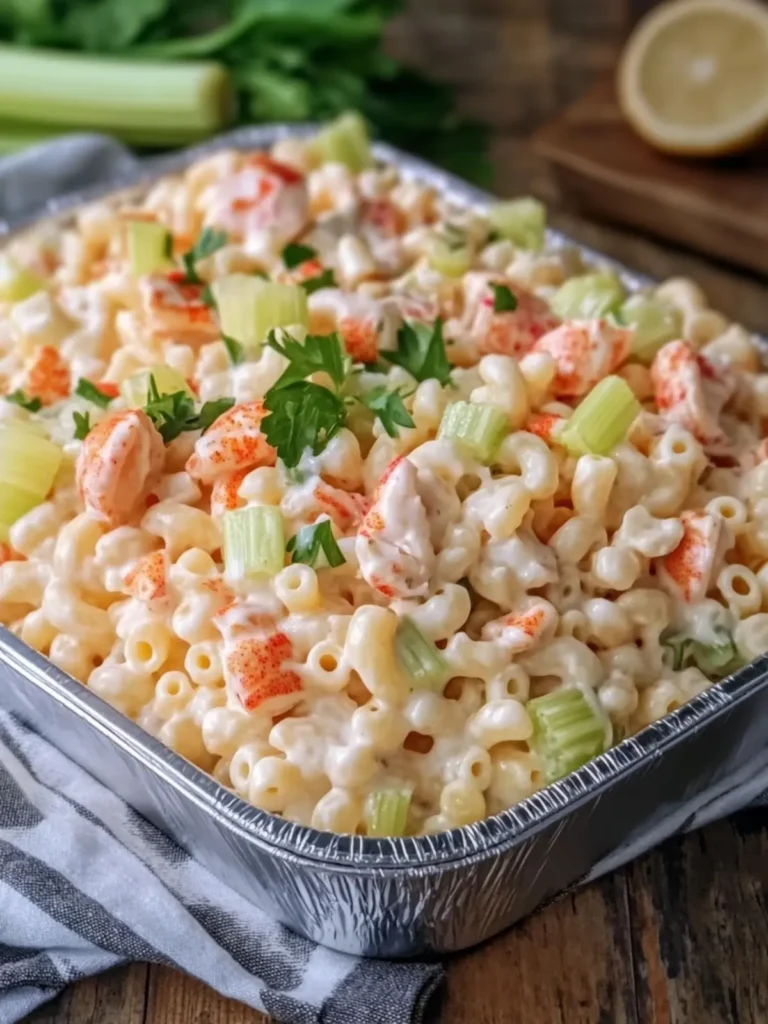Satisfy Your Cravings with Creamy Crab and Celery Seafood Macaroni Salad 3 Creamy Crab and Celery Seafood Macaroni Salad