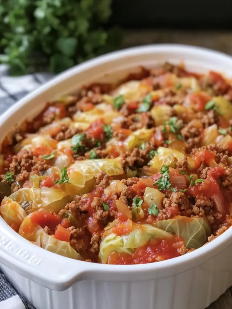 Crockpot Cabbage Roll Casserole with Ground Beef Bliss 3 Crockpot Cabbage Roll Casserole with Ground Beef