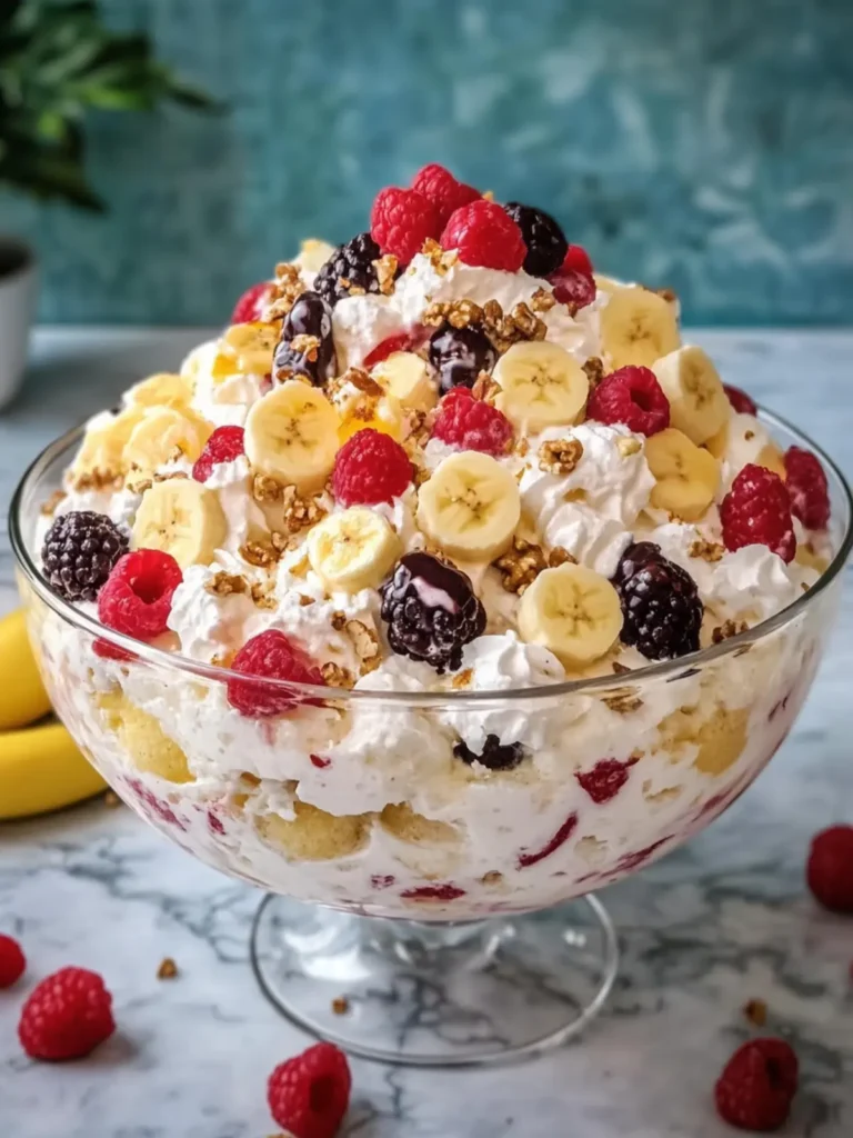 Irresistible Banana Split Fluff Salad in a Bowl Delight 4 Banana Split Fluff Salad in a Bowl