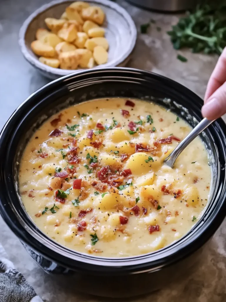 Crock Pot Crack Potato Soup: Comforting Flavor in Every Spoonful 2 Crock Pot Crack Potato Soup