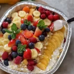 Cheesecake Fruit Salad in a Tin Foil Tray That Wows Every Time 19 Cheesecake Fruit Salad in a Tin Foil Tray