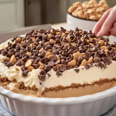 Indulge in No-Bake Chocolate Chip Cookie Peanut Butter Pie 15 No-Bake Chocolate Chip Cookie Peanut Butter Pie