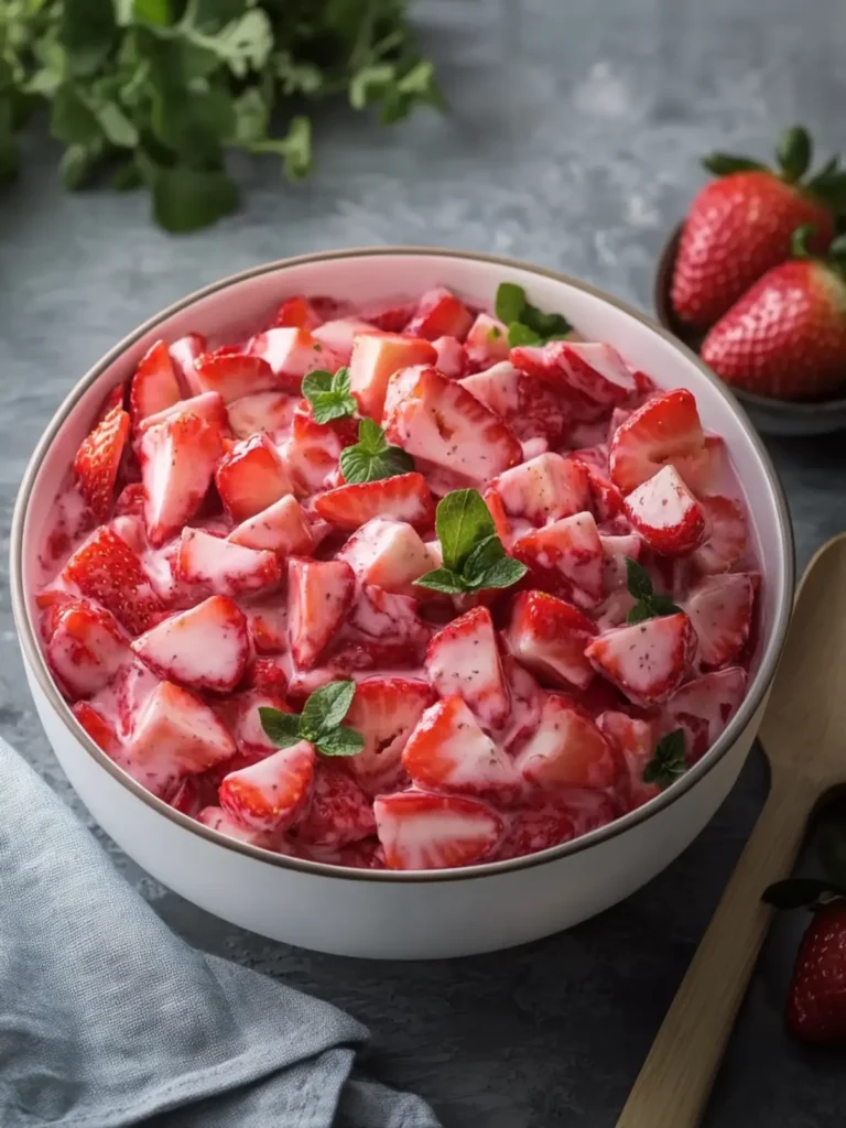 Delicious Strawberry Fruit Salad That Will Brighten Your Day 2 Strawberry Fruit Salad