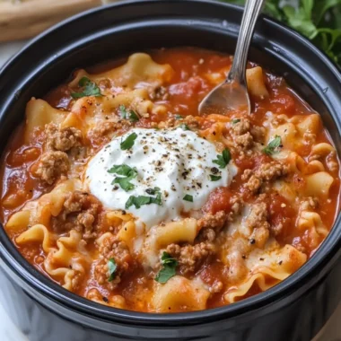 Easy Slow Cooker Lasagna Soup for Ultimate Comfort Food 15 Slow Cooker Lasagna Soup