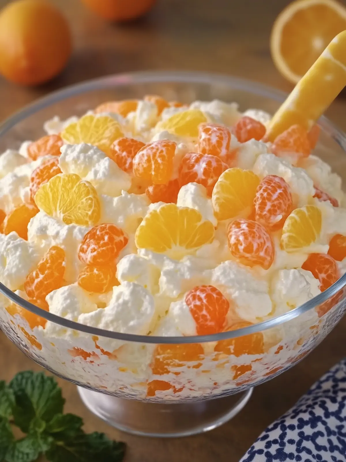 Dreamy Orange Creamsicle Fluff Salad for Summer Fun 5 Orange Creamsicle Fluff Salad