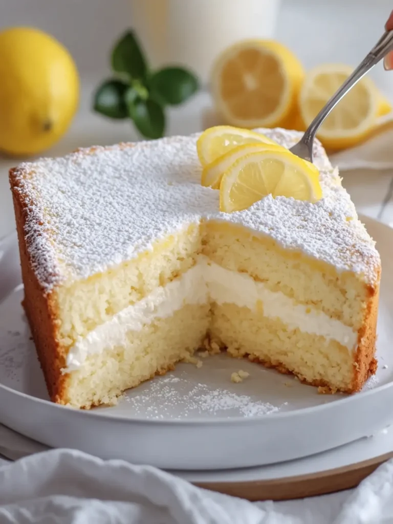 Light and Creamy Lemon Cake that Melts in Your Mouth 2 Light and Creamy Lemon Cake