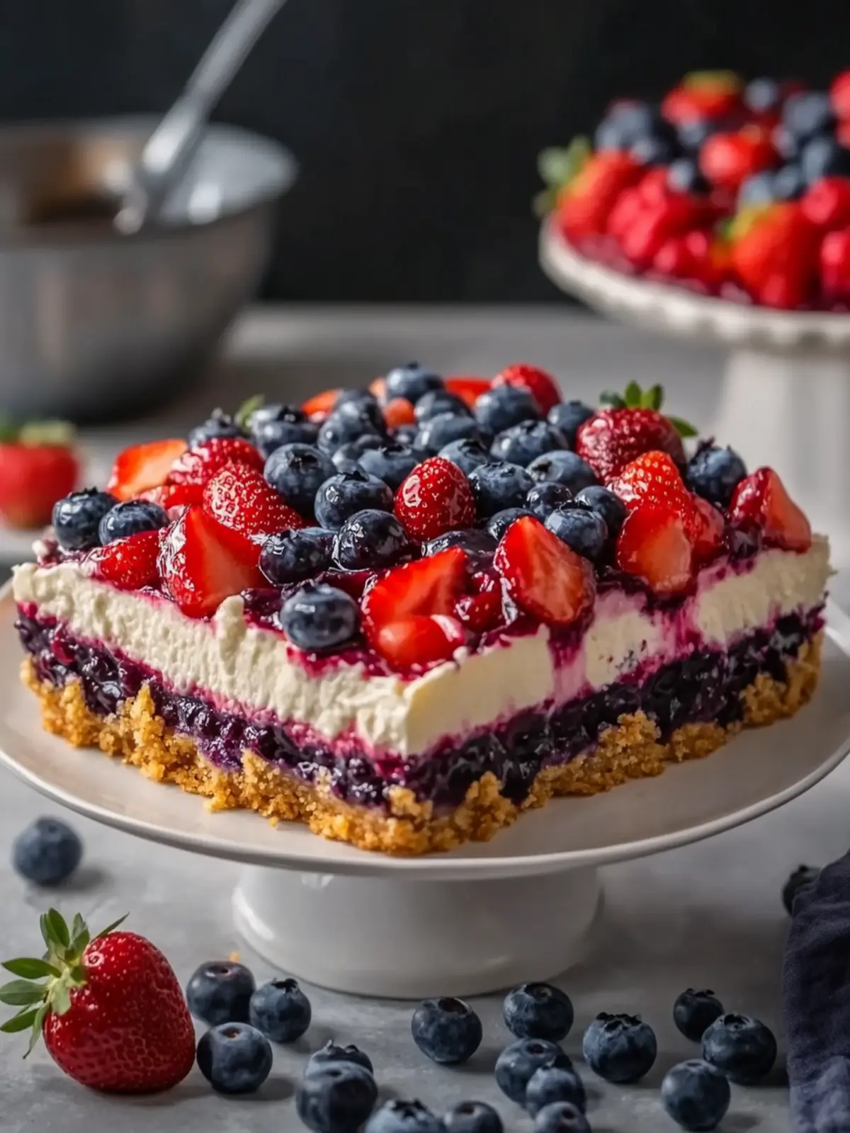 Blueberry Strawberry Cheesecake Delight That Will Wow You 5 Blueberry Strawberry Cheesecake Delight