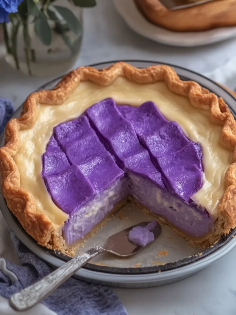 Ube Egg Pie