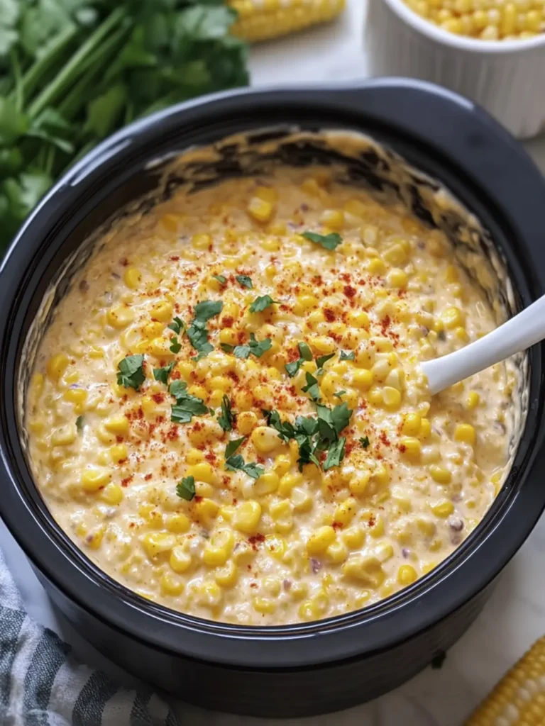 Crockpot Street Corn Dip: Creamy, Cheesy, and Irresistible! 4 Crockpot Street Corn Dip