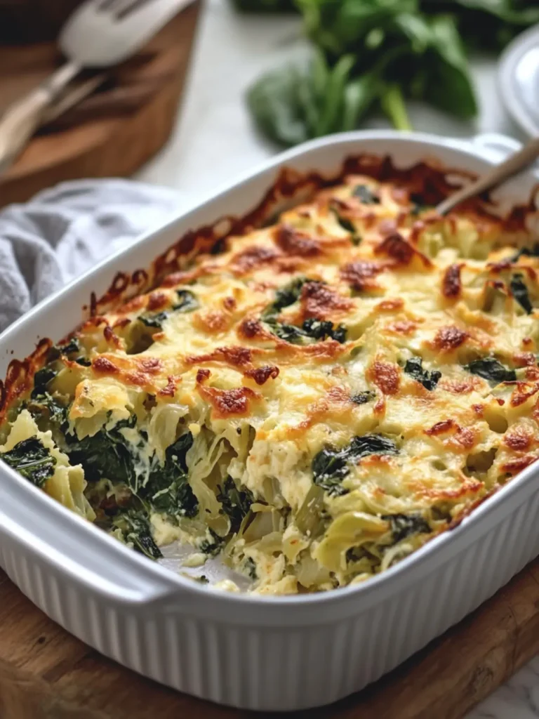 Cheesy Cabbage and Spinach Bake for Cozy Comfort Food Nights 2 Cheesy Cabbage and Spinach Bake