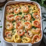 Creamy Shrimp Scampi Tortellini Bake Your Family Will Love 17 Shrimp Scampi Tortellini Bake