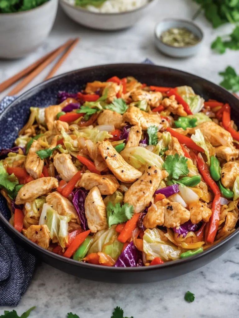 Easy Chicken & Cabbage Stir Fry for a Flavorful Weeknight Win 3 Easy Chicken & Cabbage Stir Fry