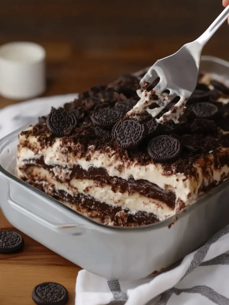 Delightful Chocolate Oreo Dessert Lasagna for Sweet Bliss 2 Chocolate Oreo Dessert Lasagna