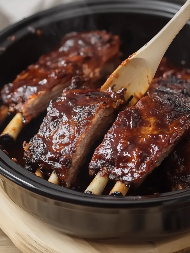 Tender Crock Pot BBQ Ribs That Melt in Your Mouth 4 Crock Pot BBQ Ribs