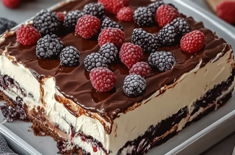 No-Bake Nutella Berry Icebox Cake