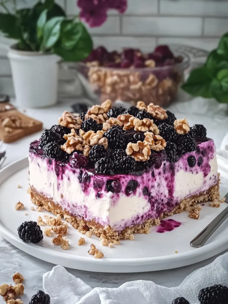 Delicious Blackberry Praline Cream Cheese Cake to Savor 4 Blackberry Praline Cream Cheese Cake