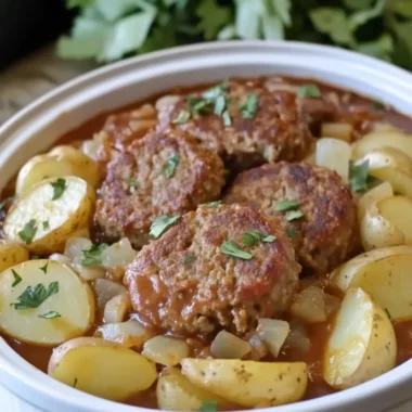 Savory Slow Cooker Meatloaf Patties and Potatoes Bliss 6 Savory Slow Cooker Meatloaf Patties and Potatoes Bliss