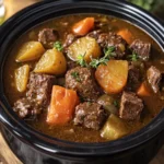 Crock Pot Beef Stew: Dump and Go for a Cozy Dinner Delight 19 Crock Pot Beef Stew: Dump and Go, Thick