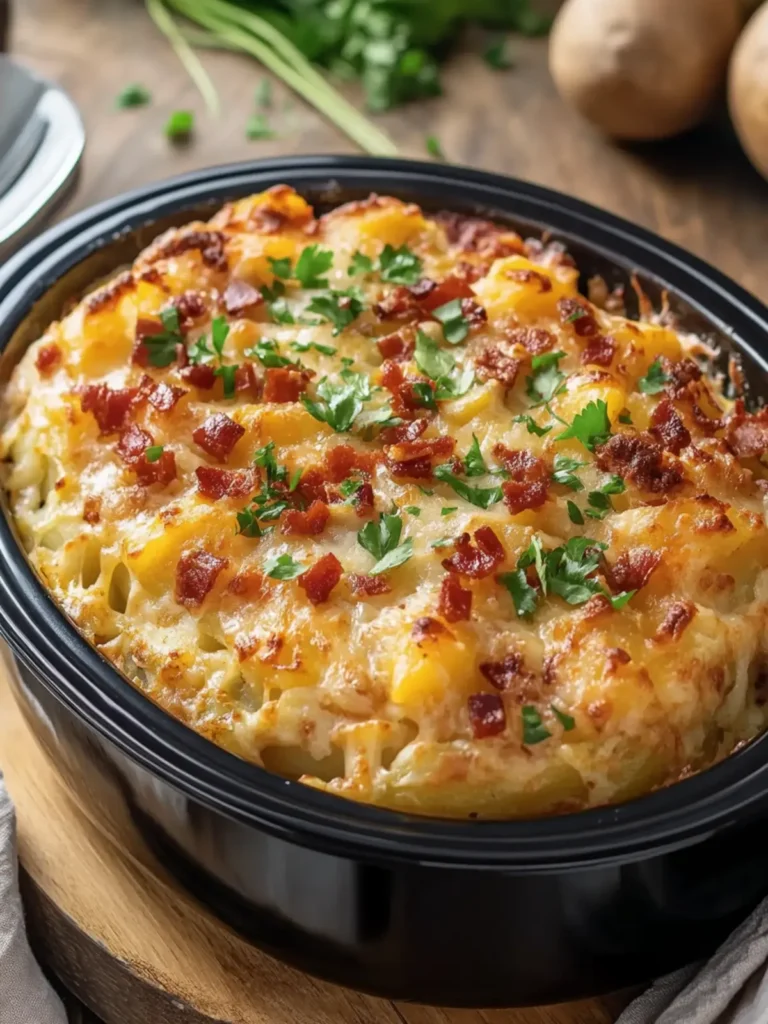 Crockpot Loaded Baked Potato Casserole That Will Wow You 3 Crockpot Loaded Baked Potato Casserole