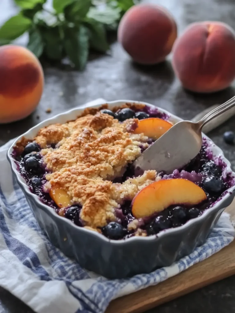 Peach Blueberry Cobbler: A Cozy Dessert to Share and Delight 3 Peach Blueberry Cobbler
