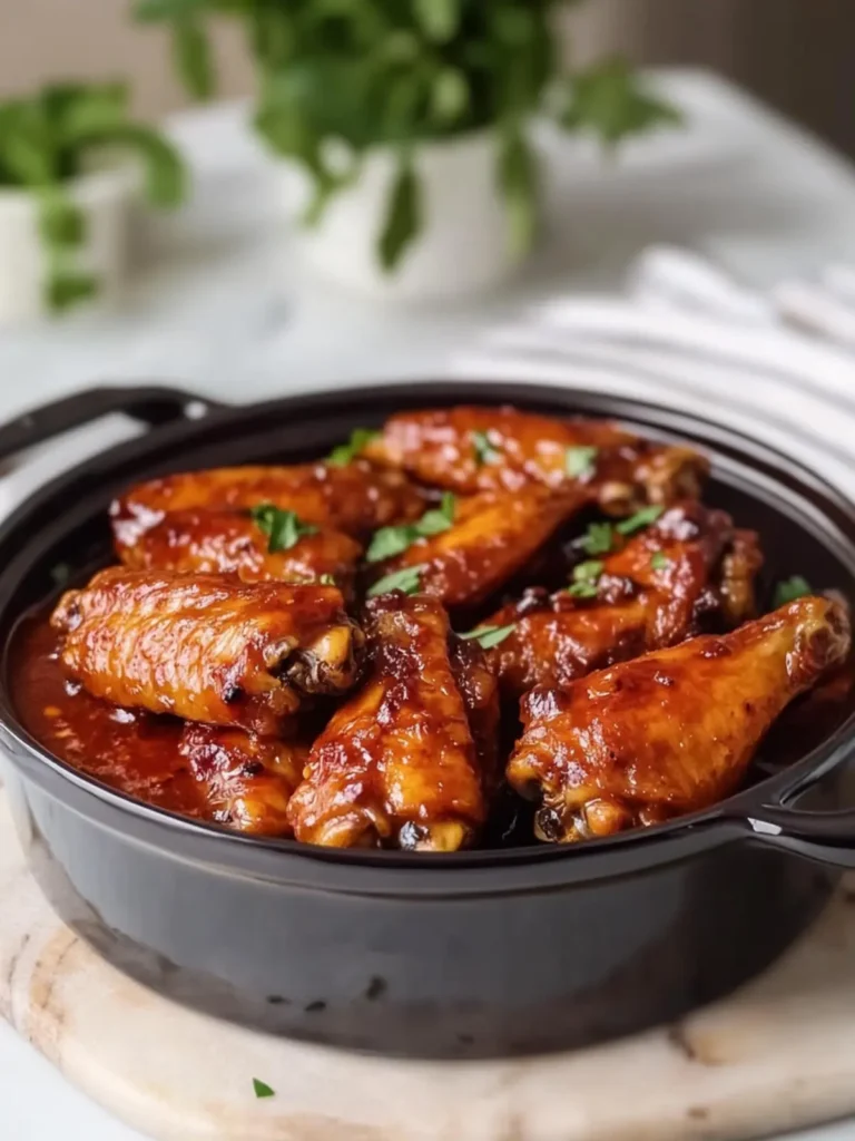 3-Ingredient Slow Cooker Poor Man's Tax Day Wings
