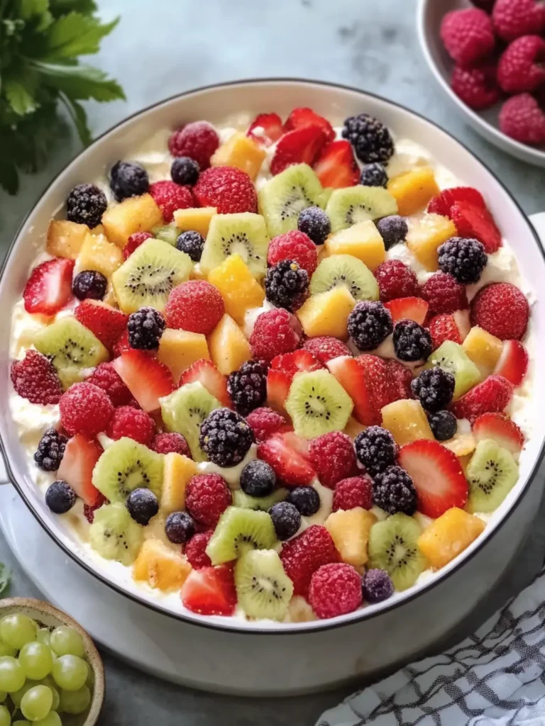 Delectable Cheesecake Fruit Salad in Casserole That Delights! 2 Cheesecake Fruit Salad in Casserole