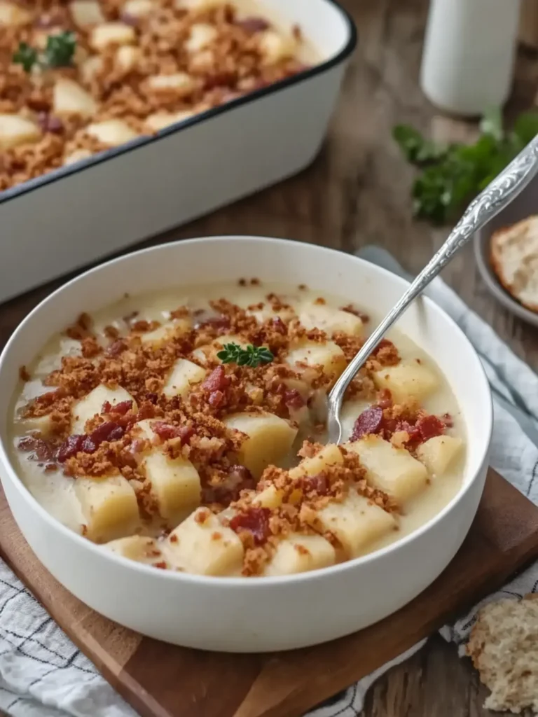 Smoky Bacon Ranch Potato Soup to Cozy Up Your Dinner Table 2 Smoky Bacon Ranch Potato Soup