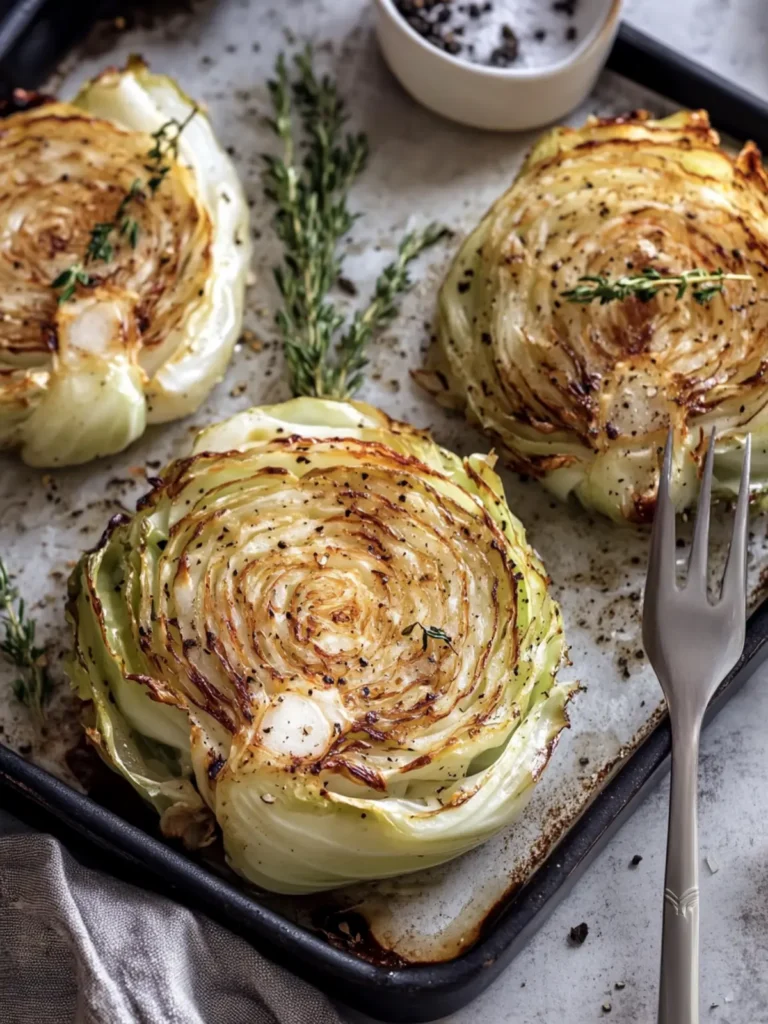 Crispy Roasted Cabbage Steaks That Will Wow Your Guests 3 Crispy Roasted Cabbage Steaks