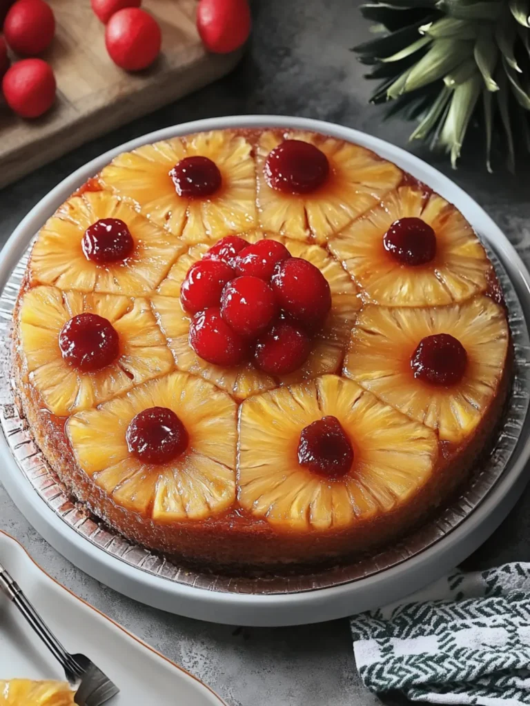 Irresistible Pineapple Upside-Down Cake for Sweet Moments 4 Pineapple Upside-Down Cake