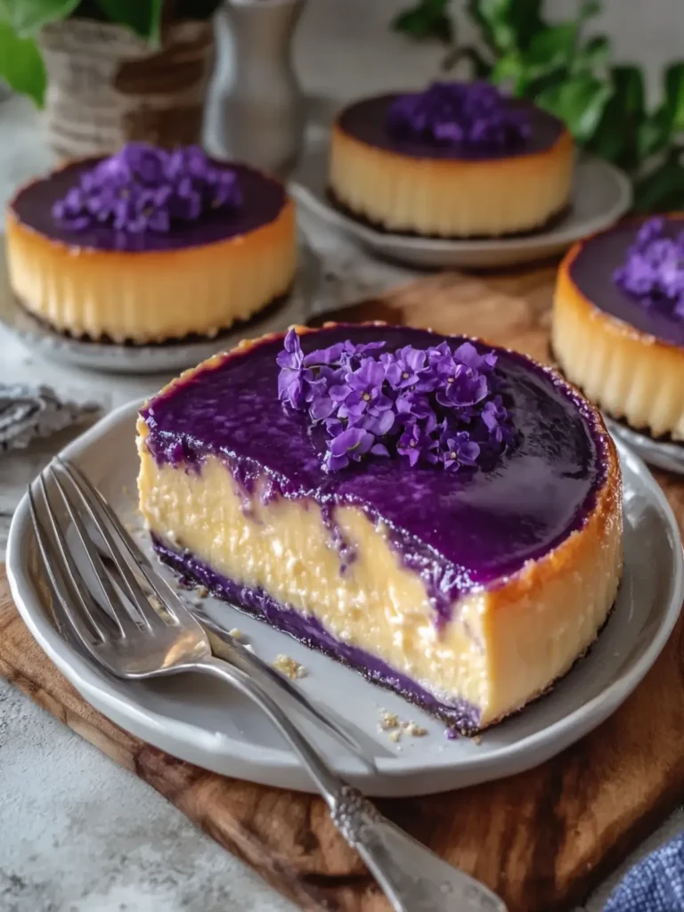 Delicious Ube Biko Flan: A Sweet Twist on a Classic Treat 3 Ube Biko Flan
