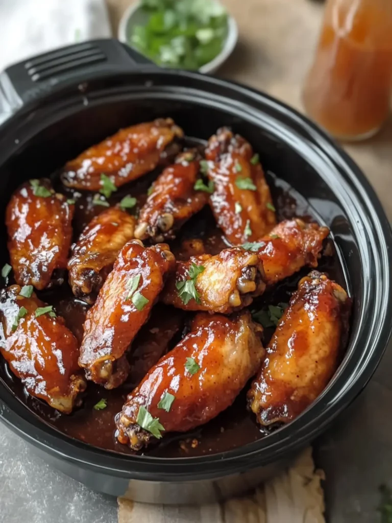 Delicious Slow Cooker 4-Ingredient Honey BBQ Wings Bliss 4 Slow Cooker 4-Ingredient Honey BBQ Wings
