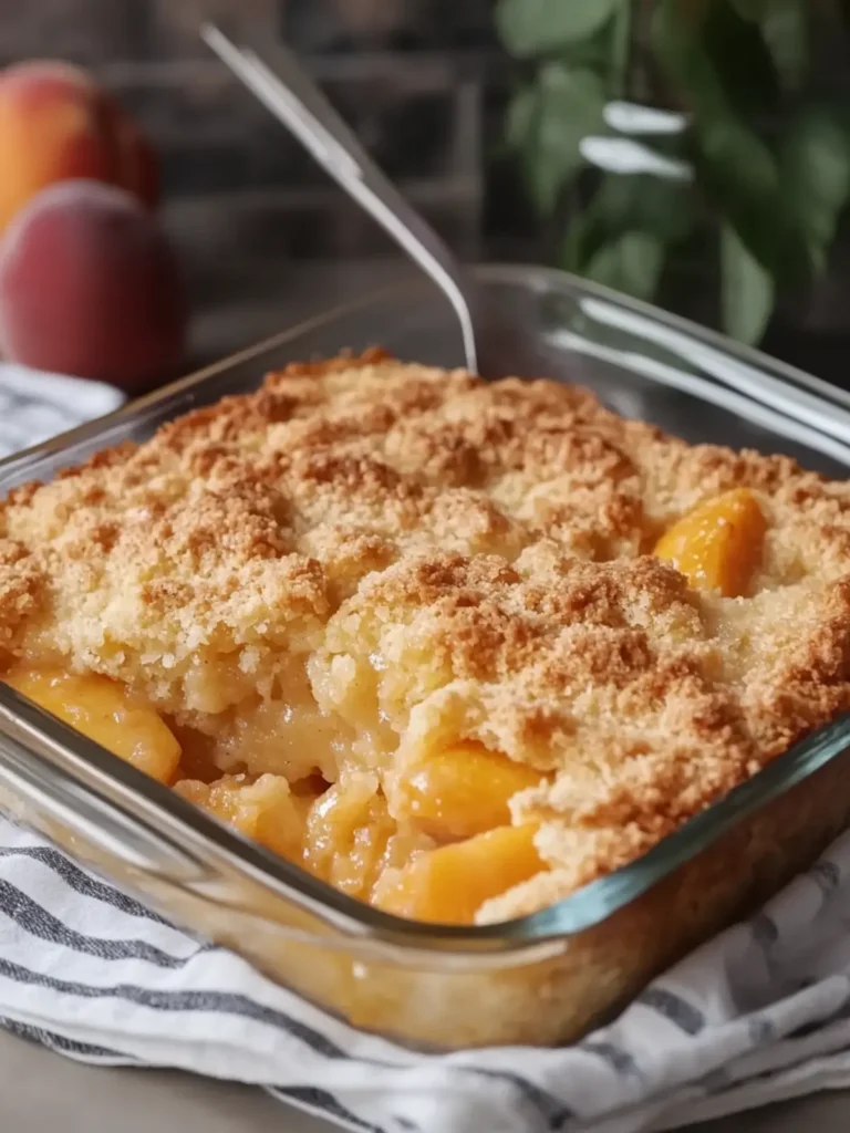 Delicious Peach Cobbler Dump Cake You’ll Love to Make 4 Delicious Peach Cobbler Dump Cake