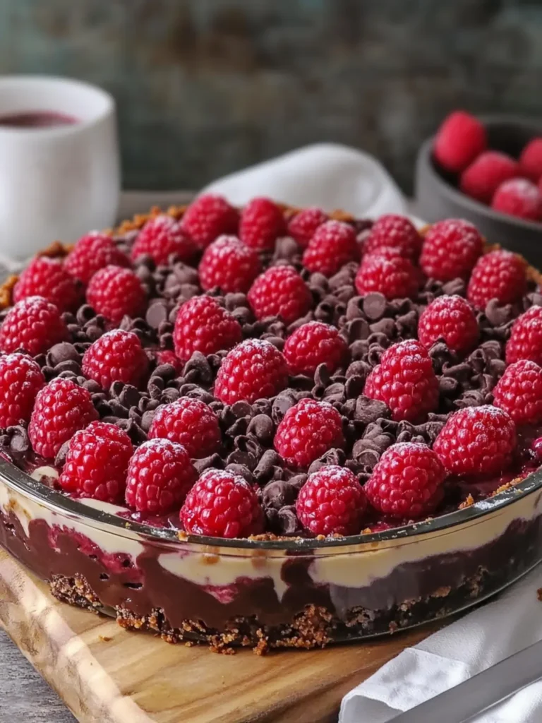 Decadent Chocolate Raspberry Tart Casserole for Dessert Lovers 2 Chocolate Raspberry Tart Casserole
