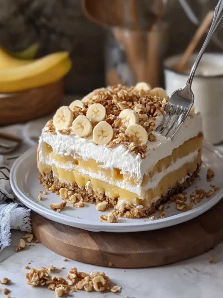 Decadent Banana Cream Pie Poke Cake to Wow Your Guests 2 Banana Cream Pie Poke Cake