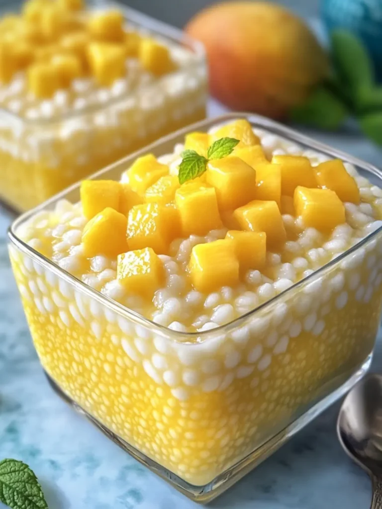 Delightful Creamy Mango Sago Gulaman Dessert to Impress Guests 3 Creamy Mango Sago Gulaman Dessert