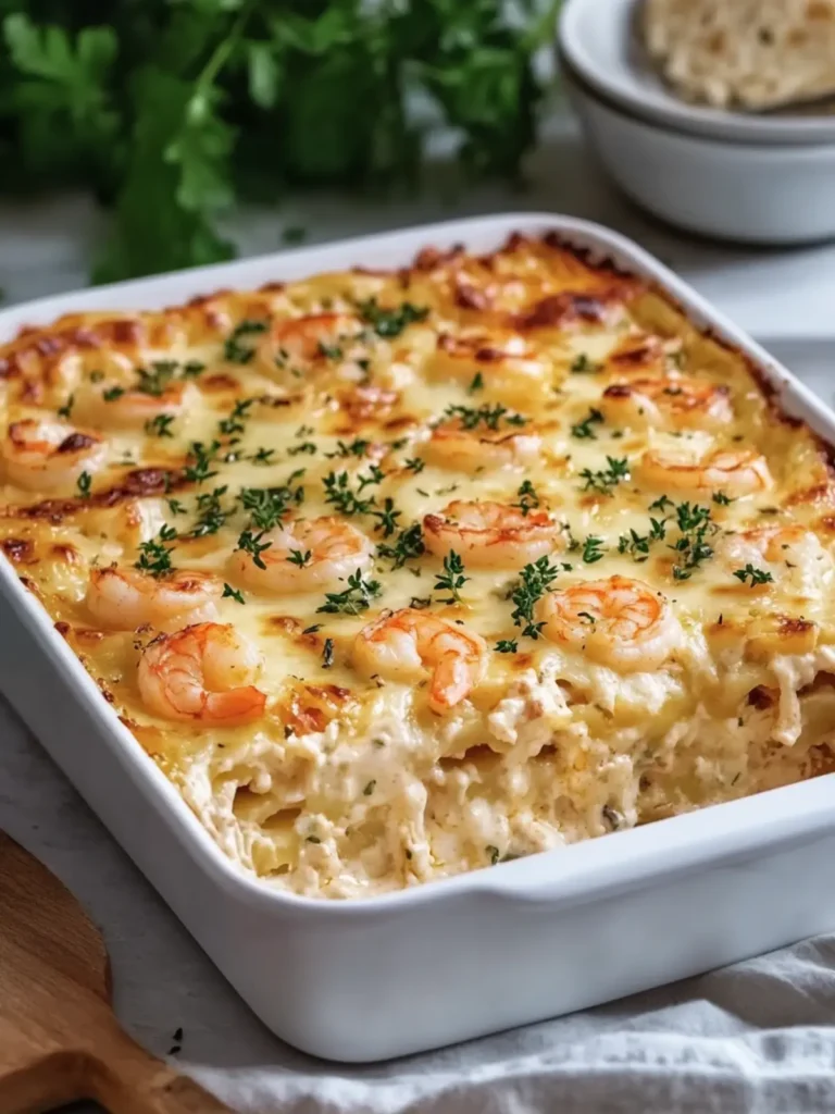 Garlic Butter Shrimp Lasagna: A Creamy Twist on Tradition 2 Garlic Butter Shrimp Lasagna